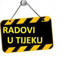 Radovi kod glavnog ulaza