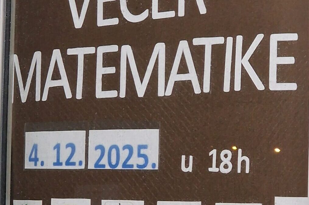 Večer matematike 2025.