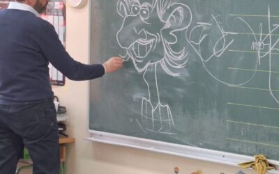 Nik Titanik u Svetoj Klari – dan kad je škola postala tvornica karikatura!