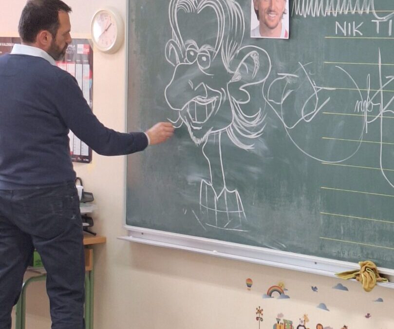 Nik Titanik u Svetoj Klari – dan kad je škola postala tvornica karikatura!